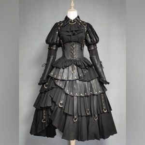 NWT Lost in the Dark Mist Gothic Lolita Blouse and Corset JSK